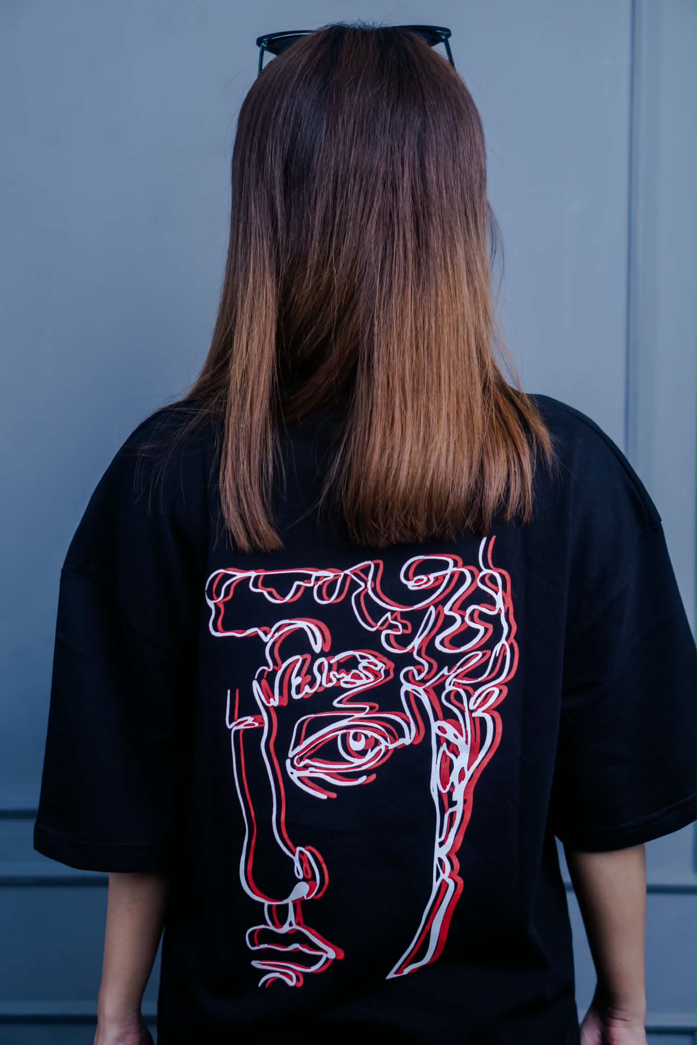 Echoing Mythos | Black Half Sleeve Unisex Tshirt