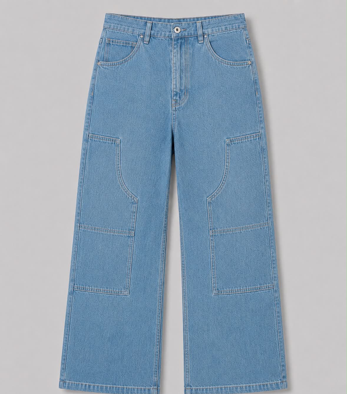Blue Jay | Patch Panel Straight Cut Denim(unisex)