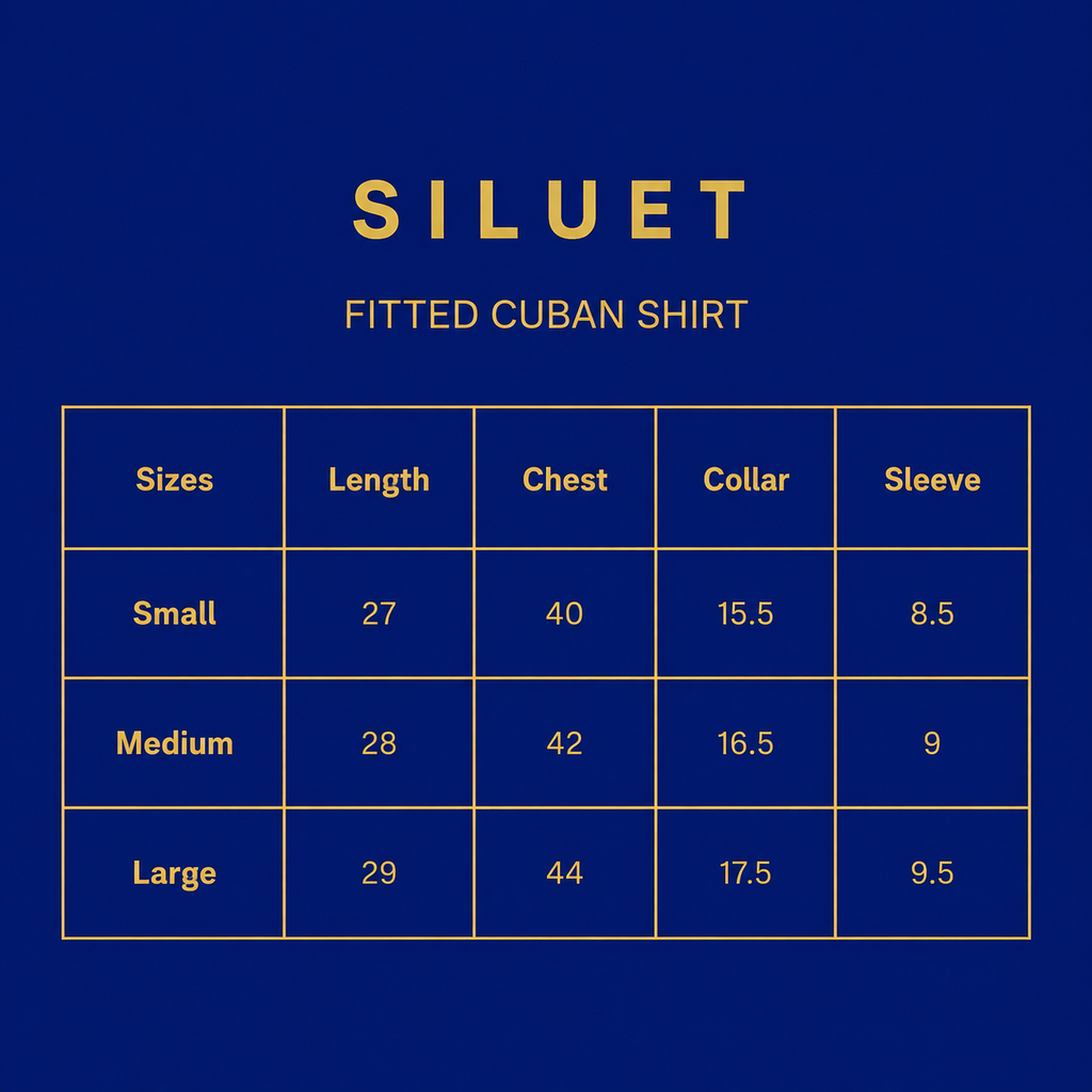 Blue Cuban Collar Shirt