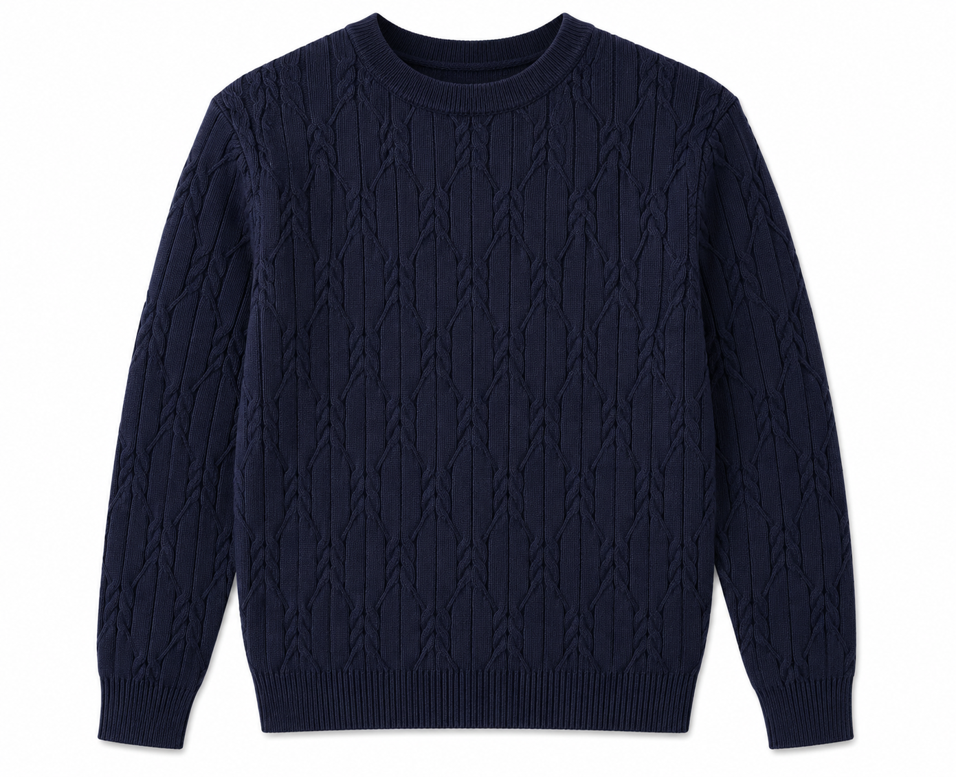 Navy Blue Full Sleeve Sweater