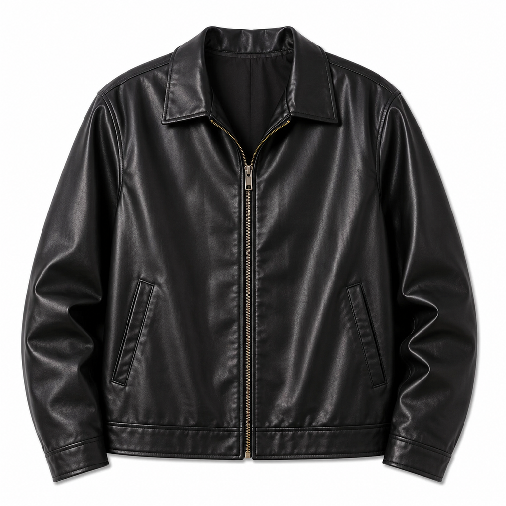 Faux Leather Jacket