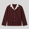 Crimson | Duo Tone Drape Shirt