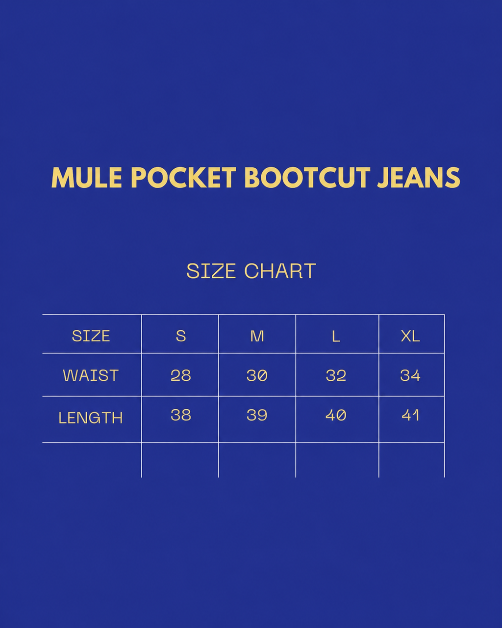 Eclipse | Mule Pocket Bootcut Jean (unisex)