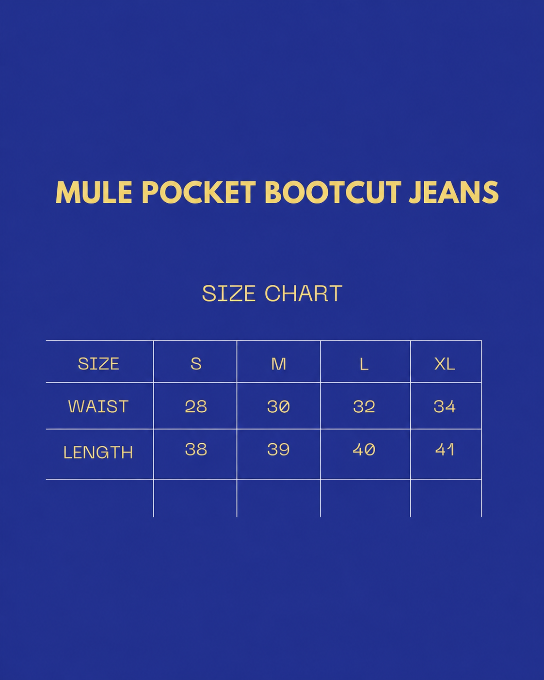 Eclipse | Mule Pocket Bootcut Jean (unisex)