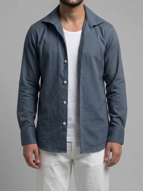 Aster | Open Collar Shirt