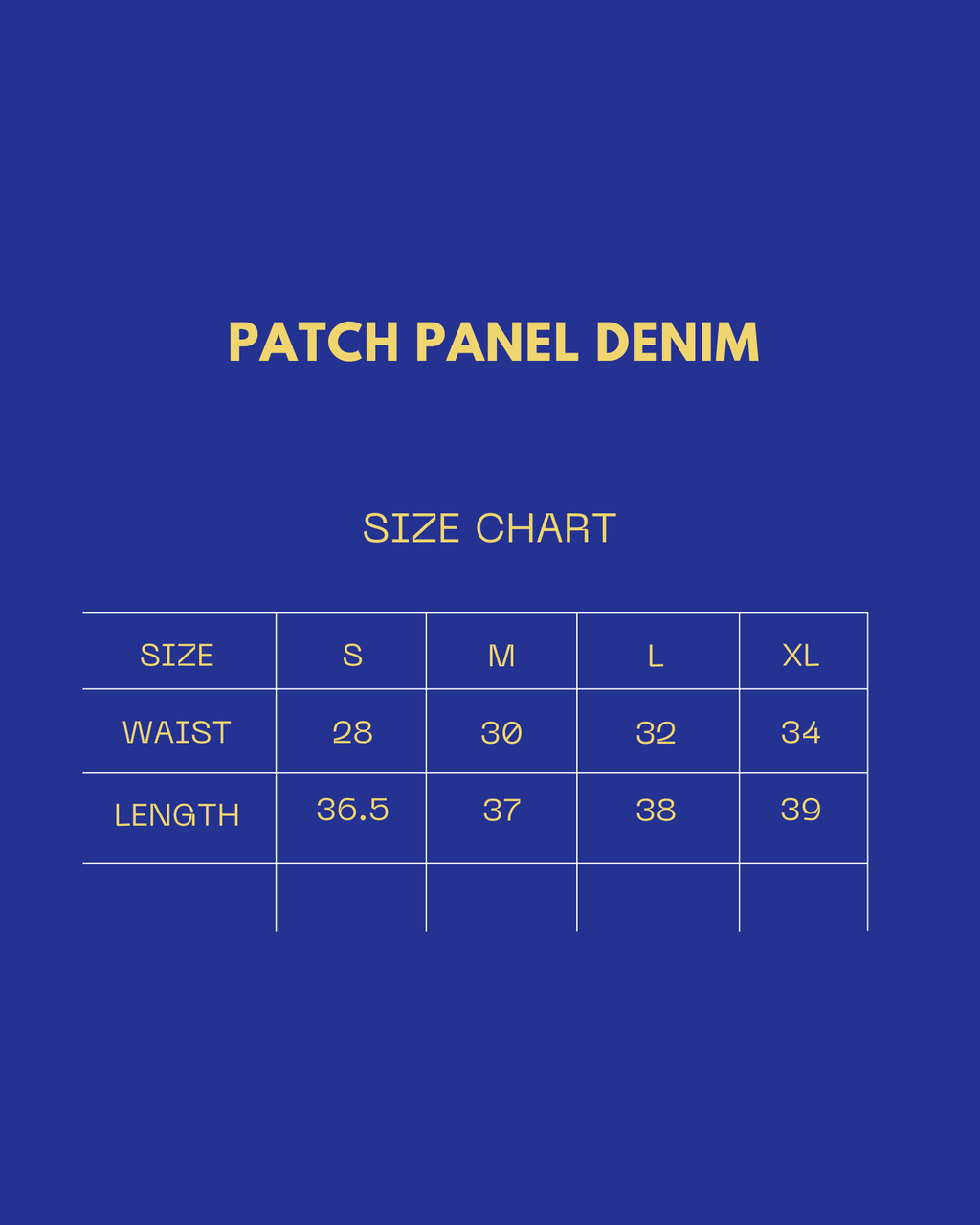 Blue Jay | Patch Panel Straight Cut Denim(unisex)