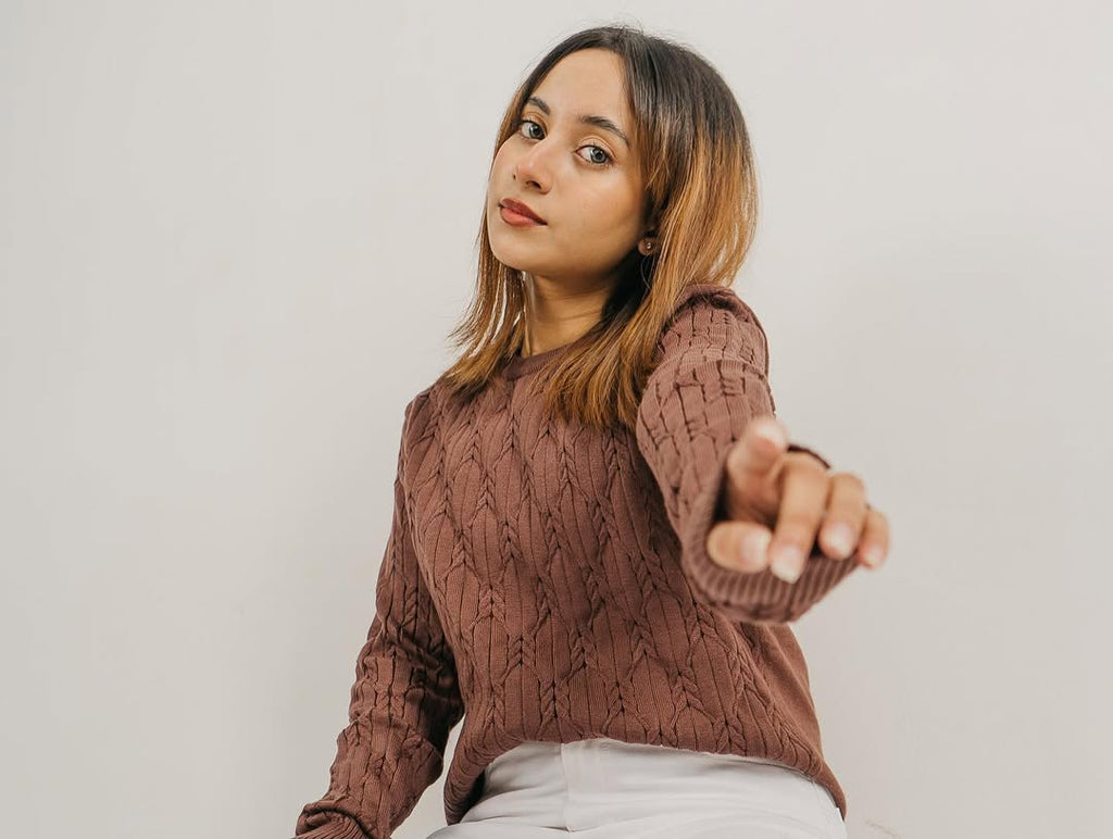 Chocolate Full Sleeve Sweater